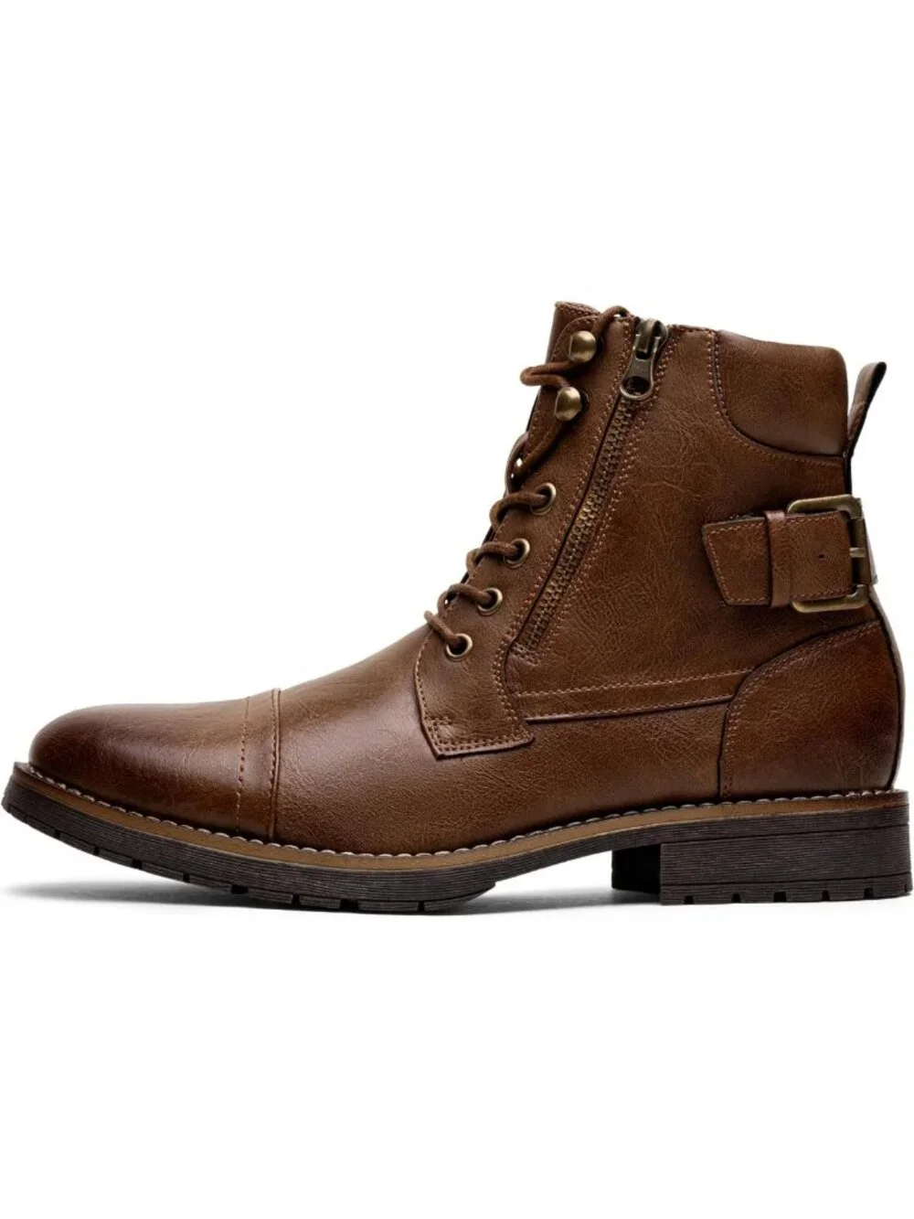 Stylish Men's Motorcycle Combat Boots | Casual Footwear for Adventurous Souls